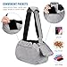 Ownpets Hundetragetasche, Hundetasche bis 11kg, Tragetuch Hund, Hundetasche mit verstellbarem Schultergurt und Fronttasche und Tasche Schulterpolster, 30 cm tief * 46,5 cm breit