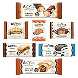 Rip Van Variety Discovery Pack (7 Count) – Low Sugar Healthy Snack Sampler – Includes Romeos, Leos, Dutch Caramel Stroopwafels, Chocolate Hazelnut Wafers & Nutty Crunch – Keto Friendly, High Fiber, Low Carb