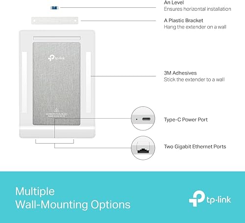 TP-Link Archer Air R5 Wi-Fi 6 AX3000 Gigabit WLAN Router — galinė pusė