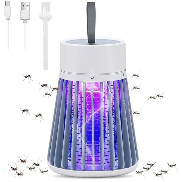 Mosquito Lamp Eco-Friendly LED Mosquito Killer Machine – USB-Powered Indoor Bug Zapper for Home – Chemical-Free Insect Trap Safe for Kids & Pets – Easy to Clean