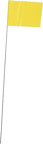HANSON C H CO 15181 10PK 15181 Bandera de estaca amarilla de 15 pulgadas, 1 pieza