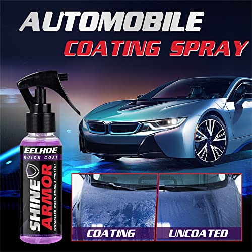 Spray de Cera para Auto 100ml Protección Cerámica 3 en 1 miniatura 2