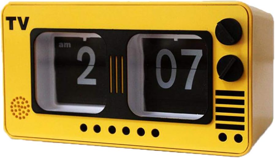 Labixun Flip Click Clock, Home Décor Desk Clock, Retro Auto