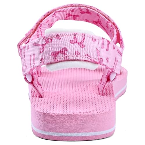 Image of WateLves Kids Sandals Boys Girls Lightweight Non-slip Athletic Sandals with Adjustable Webbing for Hiking Walking Beach Water Sports