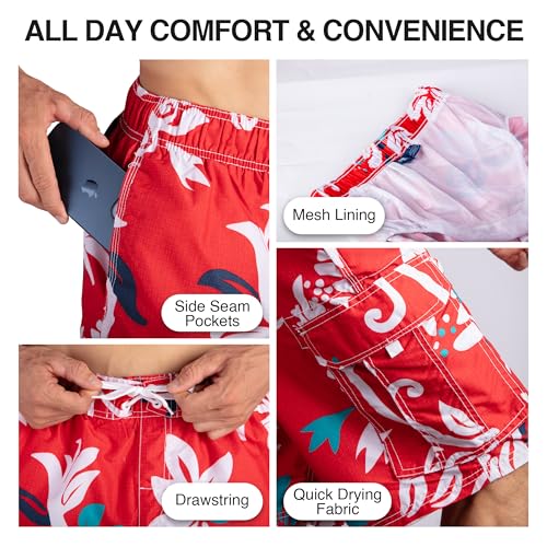 Image of Kanu Surf Mens Barracuda Swim Trunks (Regular & Extended Sizes)