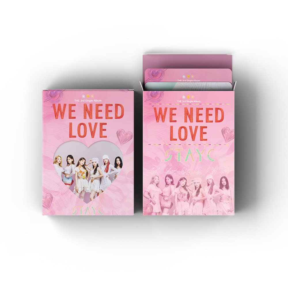 Amazon.co.jp: STAYC LOMOカード 54枚セット 『We Need Love Album