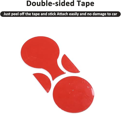 Miniatura 7 de HAPPYHORSE Adhesivo de fibra de carbono para automóvil compatible con Fiat 500 2010-2019, calcomanía de fibra de carbono real, accesorios de