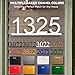 House Numbers for Outside - Address Numbers for House - Address Signs for Houses - Metal Modern House Numbers for Address on House