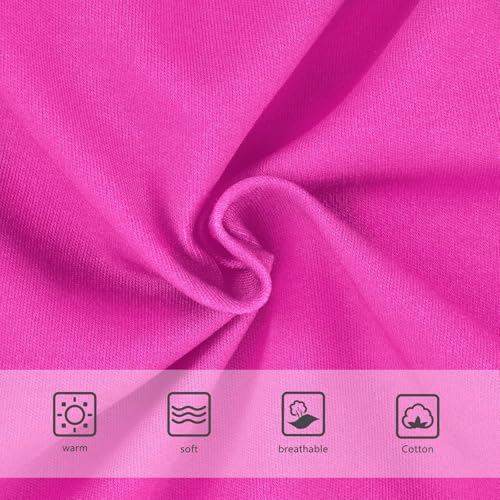 Joisal Toddler Girls Underwear 2t Cotton Panties Little Girl Durable Kids Briefs Undies Magenta Rose Pink3