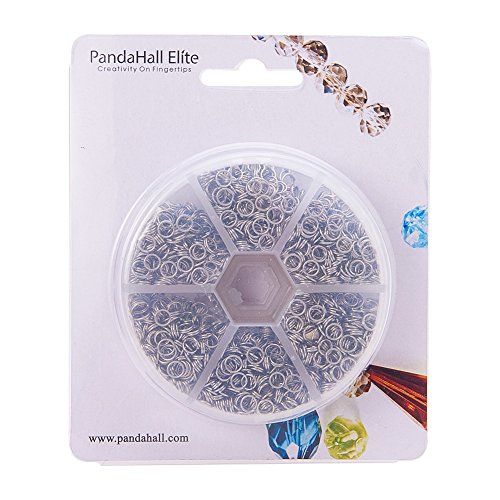 PH PandaHall 1 Scatola 1650PCS Anellini Aperti