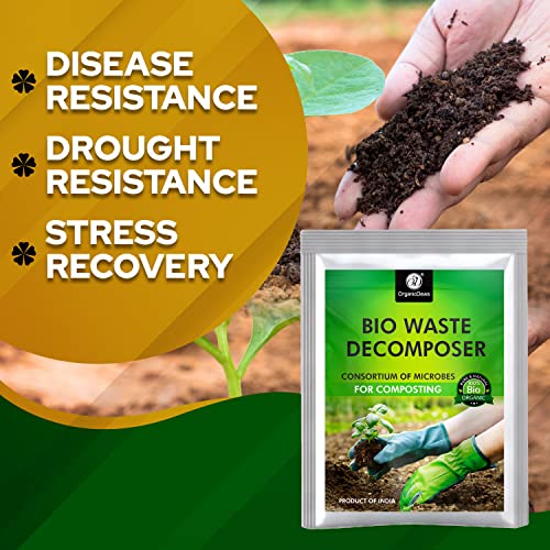 Image of OrganicDews Bio Waste Decomposer (250 g) - Microbial Inoculum Accelerate Decomposition of Organic Kitchen Waste into Compost 250 g