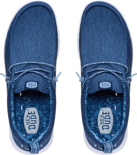 Image of HEYDUDE Men's Wally Hey2O Mesh Slip On Shoes | Lightweight Comfort for Beach Days, Travel and Everyday Wear