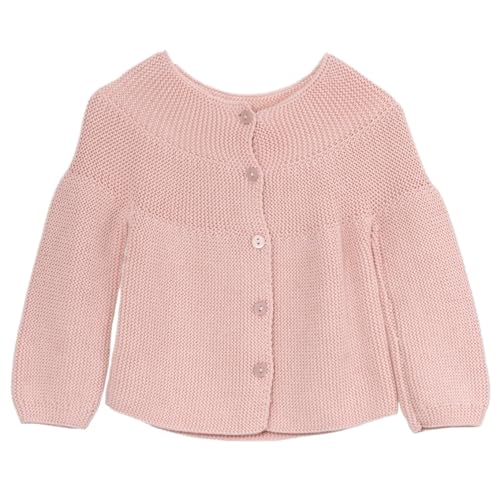 Cardigan bébé col rond idéal pour les sorties en poussette et les siestes des petits