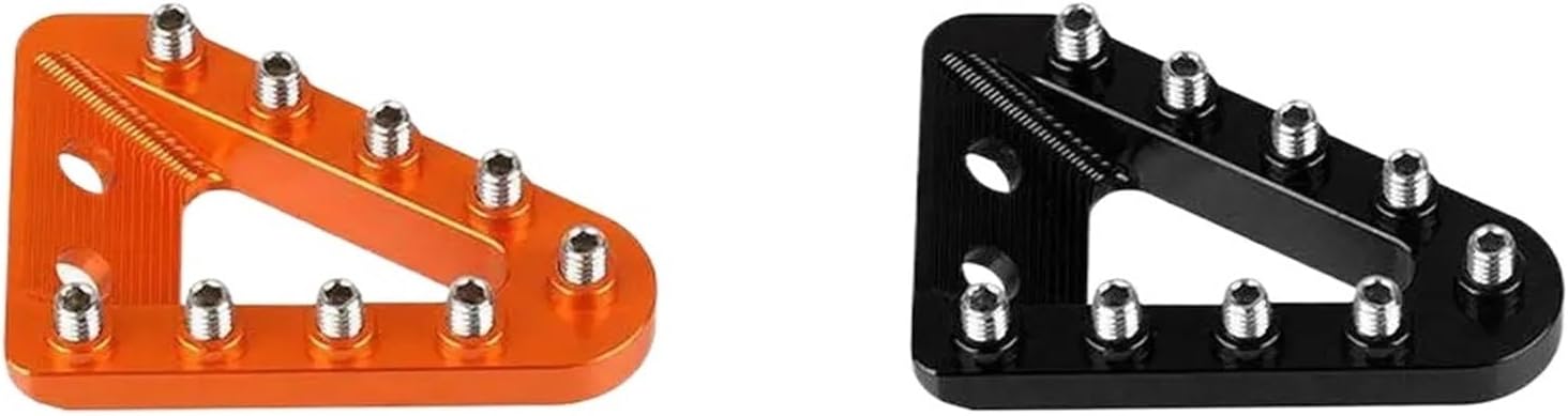 Moto Brake Pedal Step Plate Tip Fit for K-tm 125 250 300 350 400 450 500 530 SX SX-F EXC 2008-2015(Orange)