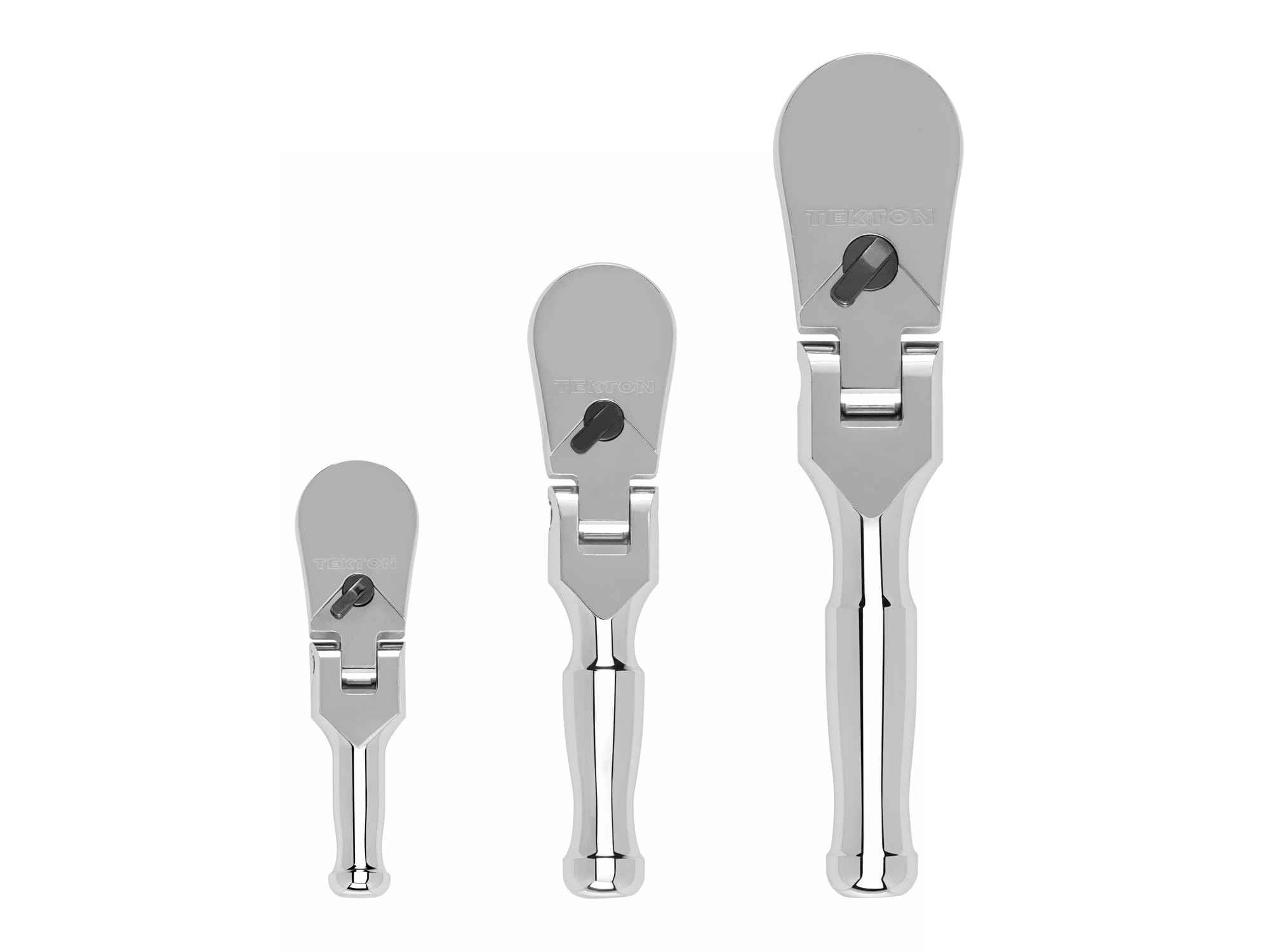 Jeu de cliquet à tête flexible TEKTON 1/4 3/8 1/2 po 3 pièces SRH99204