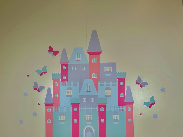 Vinilo decorativo gigante castillo para dormitorio infantil miniatura 5