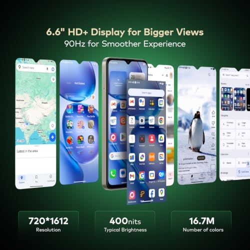 Image of Zeno 100 Lite | UNISOC Octa-Core Processor | 2GB + 4GB RAM 64GB Storage | 5000mAh Battery | 6.6 inch HD+ 90Hz Display | DTS Sound | Pure Black
