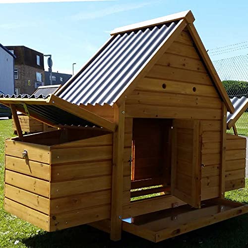 Cocoon Chicken Coop Hen House Poultry Ark Nest Box New & Eco Plastic Rot Free Roofs Model Eco
