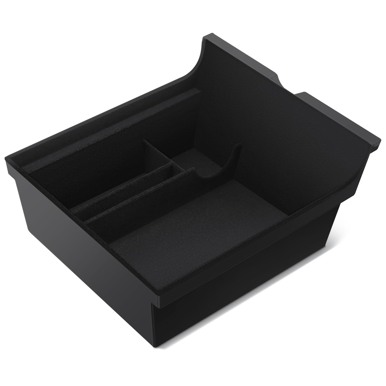 Organizer para Tesla Model Y 2021-2024 y Model 3 2021-2023 Bandeja Organizadora de Consola Central, Caja de Almacenamiento Cajón Oculta Accesorios para Tesla Model Y Model 3