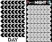 Biomar Labs® 56pcs Negro Kit de Pegatina Cinta de Advertencia Flecha de...