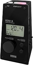 KORG(コルグ) メトロノーム KDM-3 BK ブラック 個人練習 パート練習 アンサンブル練習に最適 大音量 120時間連続稼働 軽量 コンパクト 持ち運び