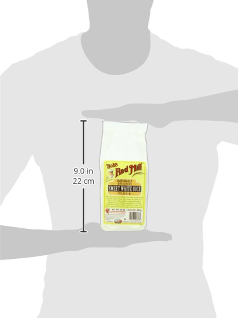 Bob's Red Mill Sweet White Rice Flour, 24-ounce (Pack of 4)