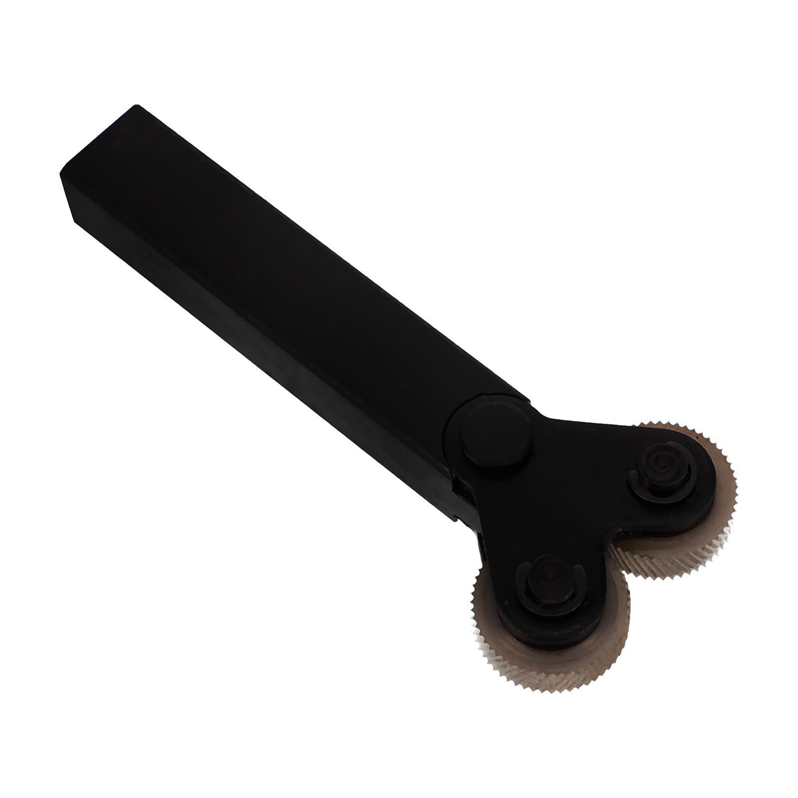 Rodillo moleteador de doble rueda para mecanizar aluminio sin rebabas con precisión de 26mm