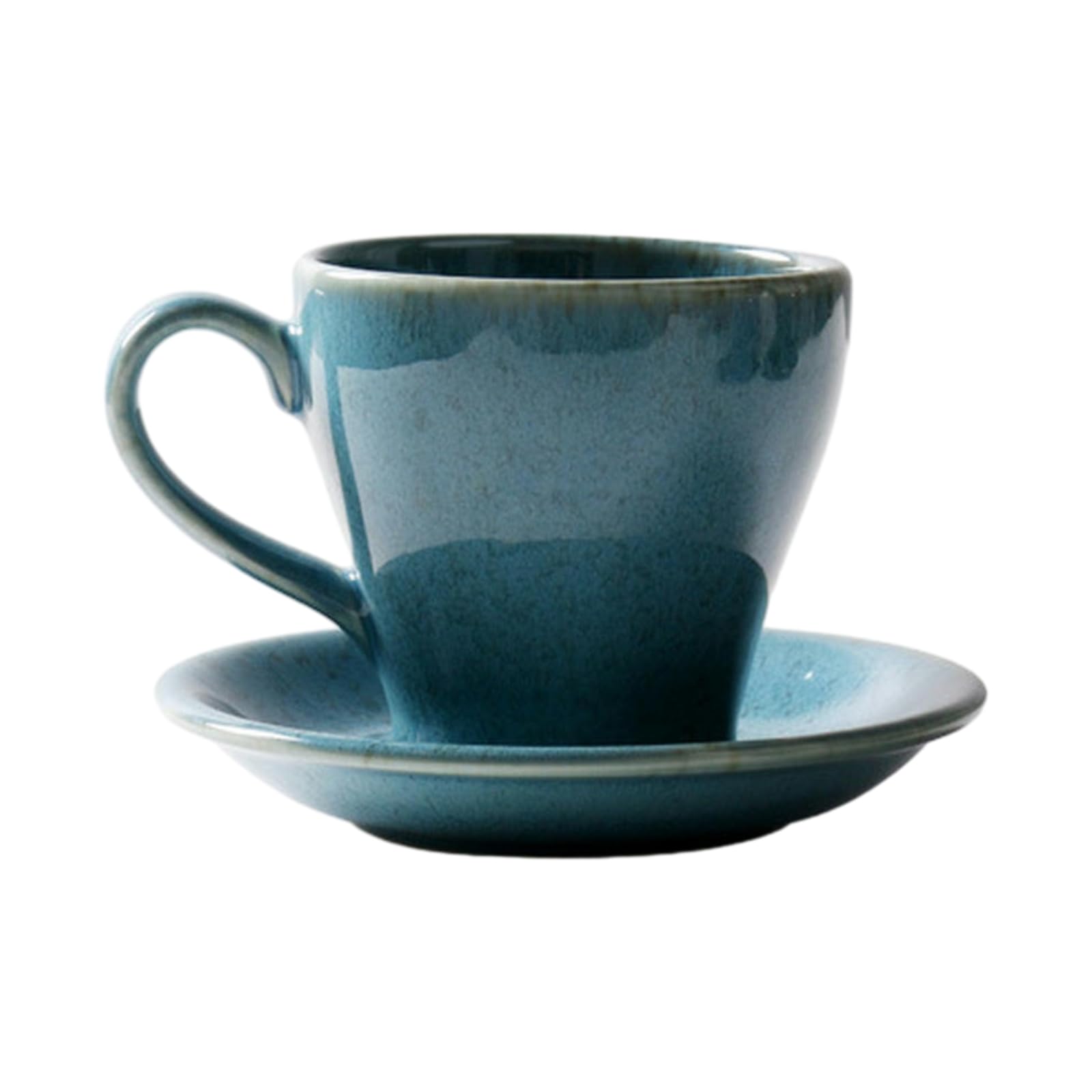 Zestaw filiżanek i spodków do herbaty, europejski zestaw filiżanek do kawy, filiżanka i spodek z porcelany kostnej, 300 ml europejski retro kreatywny zestaw ceramicznych kubków i talerzy