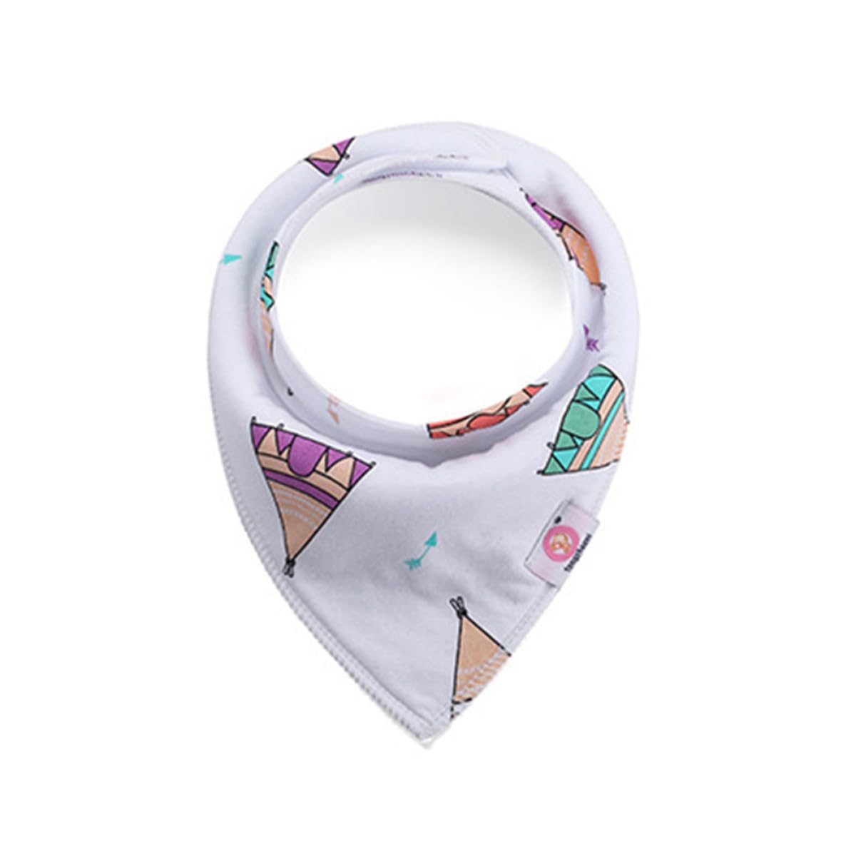 Toyvian 4 Stück Babylätzchen Speichel Lätzchen Baby-Speicheltuch Lätzchen füttern Baby-Baumwoll-Gebot Doppelschicht Kind dreieckiger Schal