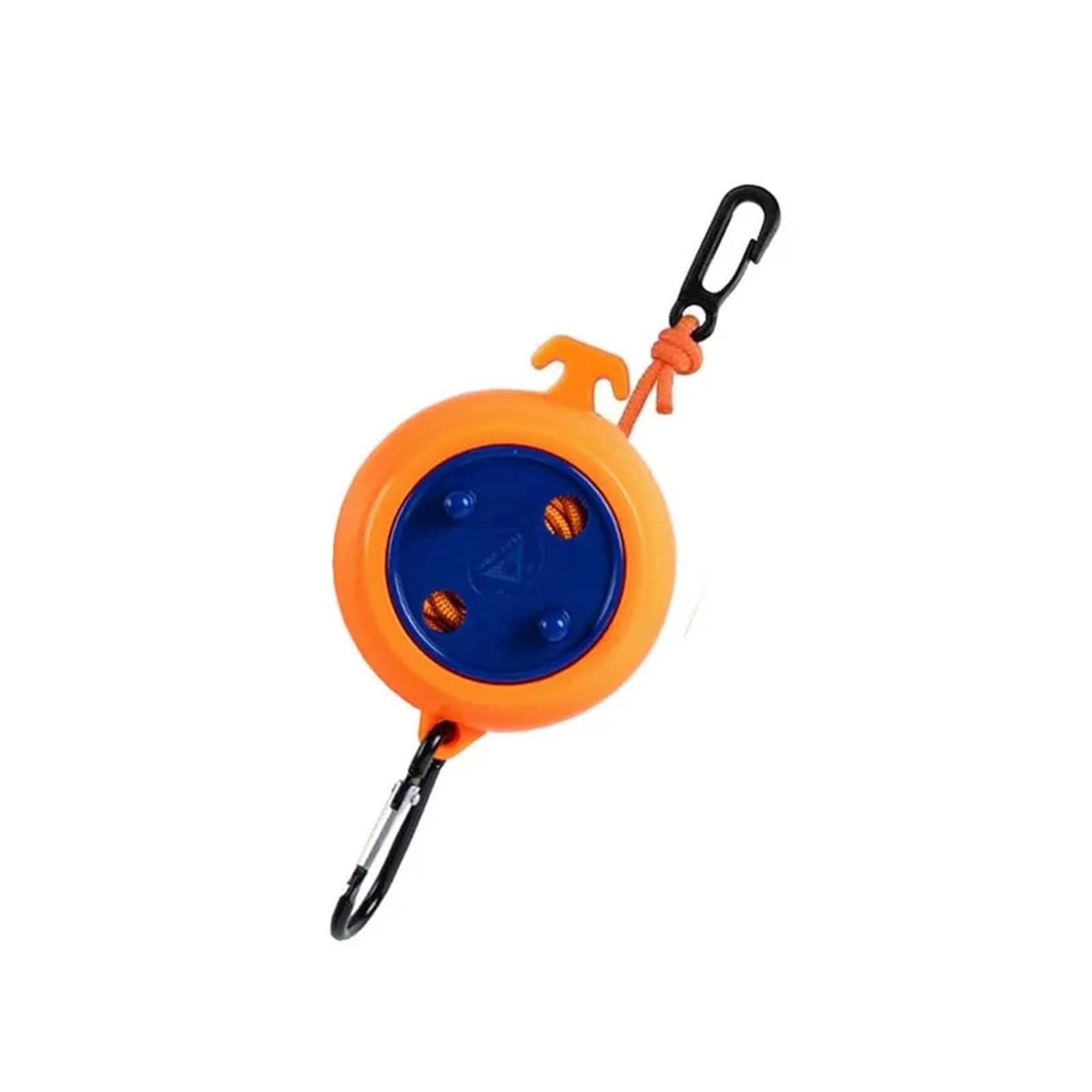 Clothesline Laundry Drying Rope Outdoor Clothes Line Windproof Anti-slip Retractable Cord For Camping(Orange)