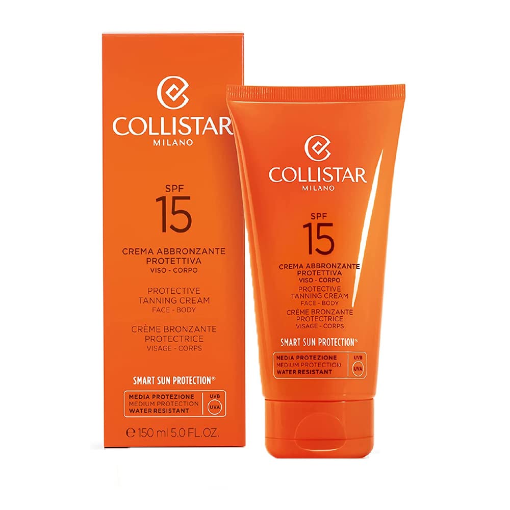 Collistar Crema Abbronzante Protettiva Viso E Corpo Spf 15, Capienza 150 Ml-image