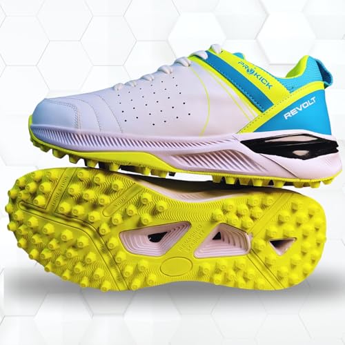 Image of Prokick Revolt Cricket Shoes with Rubber Studs | Lightweight & Durable | All-Round Cricket Footwear for Turf and Hard Ground