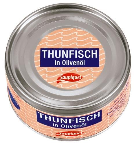 Saupiquet Thunfischstücke in Olivenöl, 6er Pack (6 x 185 g Dose)