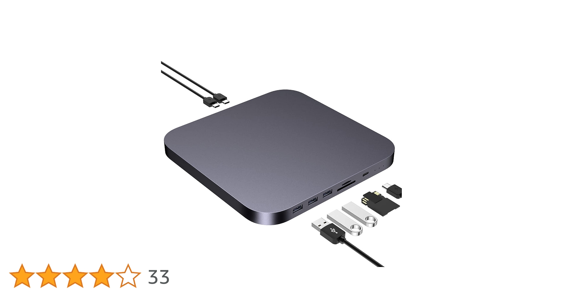 Amazon.co.jp: Mac mini ドッキングステーション スペースグレー