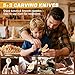 Housolution Wood Carving Kit with Leather Case, 24PCS Wood Carving Tools Whittling Kit Includes Carving Knives Carving Chisels Basswood Blocks Spoon Gloves, Woodworking Tools for Beginners DIY Hobbies