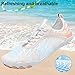 Imagen de Baodenvi Escarpines Mujere Zapatos de Agua Hombre Zapatos de Playa Zapatos de Natación Secado Rápido Zapatos de Surf Verano Zapatos Descalzos Zapatos Acuáticos Deportes Acuáticos Blanco Rosa 38