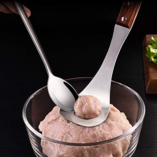 Gehaktbal Lepel, Rvs Vlees Lepel Maker Non-stick Gehaktbal Maker Lepel Vlees Baller Lepel Kithchen Tool (2 stuks) - Image 7
