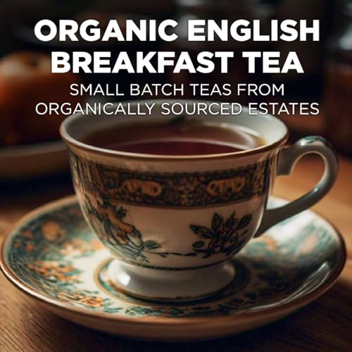 Image of Maud's Organic English Breakfast Black Tea Pods, 24ct | Gourmet Blended Black Tea Leaves in Single Serve Tea Pods - Compatible with Keurig Coffee Makers