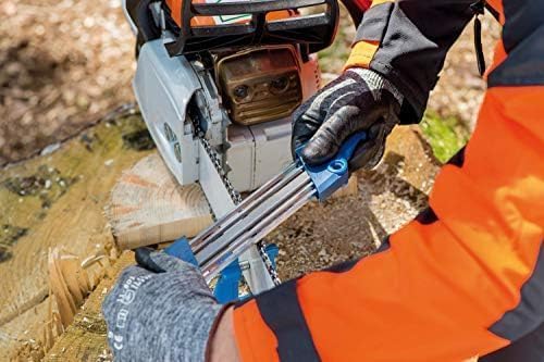 PFERD Tools Kettensägeschärfgerät Chain Sharp CS-X, Feilen-ø 4,0 mm, 11098040 – Sägezahn und Tiefenbegrenzer in einem Arbeitsgang bearbeiten
