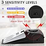8 Pieces Door Stop Alarm Door Stopper with 120DB Security Alarm Door Stopper Wedge Door Stops Alarm for Travel Apartment Home House Door Stoppers Safety Tools - Image 3