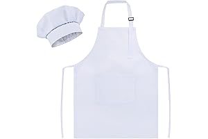 Kid Chef Apron and Hat Set: Inspire Culinary Explorations