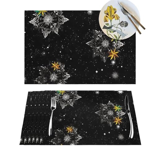 Set de table antidérapant résistant chaleur pour cuisine et maison
