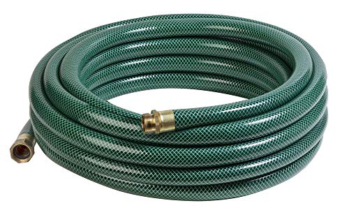 Kuriyama Kuri Tec HS1317 Series Heavy Duty Reinforced PVC Water Hose Assembly, 125 psi, 100' Length x 1