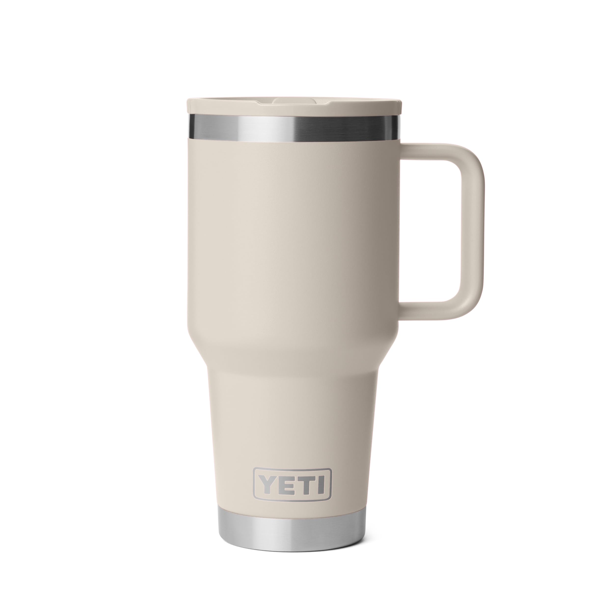 YETI Rambler 30 oz Travel Mug with Flip Straw Lid &ndash; Stainless Steel, Vacuum Insulated, Leakproof, Cup Holder Friendly