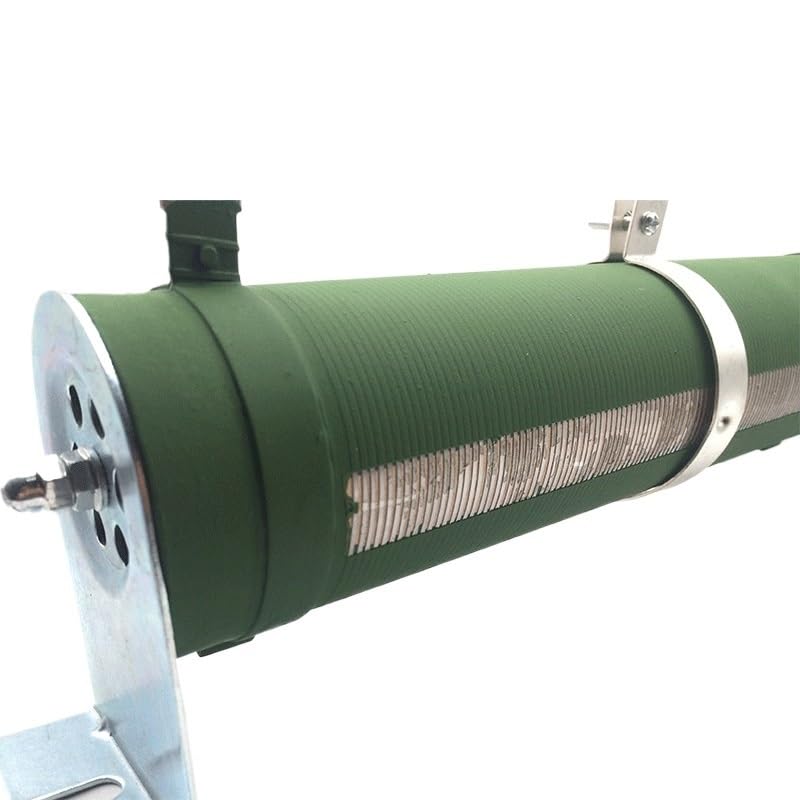 Resistencia variable de 10000 W, R máx. de 1 kohm, potenciómetro, tubo de porcelana, resistencia ajustable, reóstato deslizante