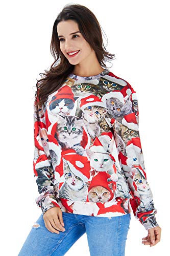 Goodstoworld Weihnachtspullover 3D Unisex Druck Pullover Weihnachten Pullover Ugly Christmas Sweater - Image 6