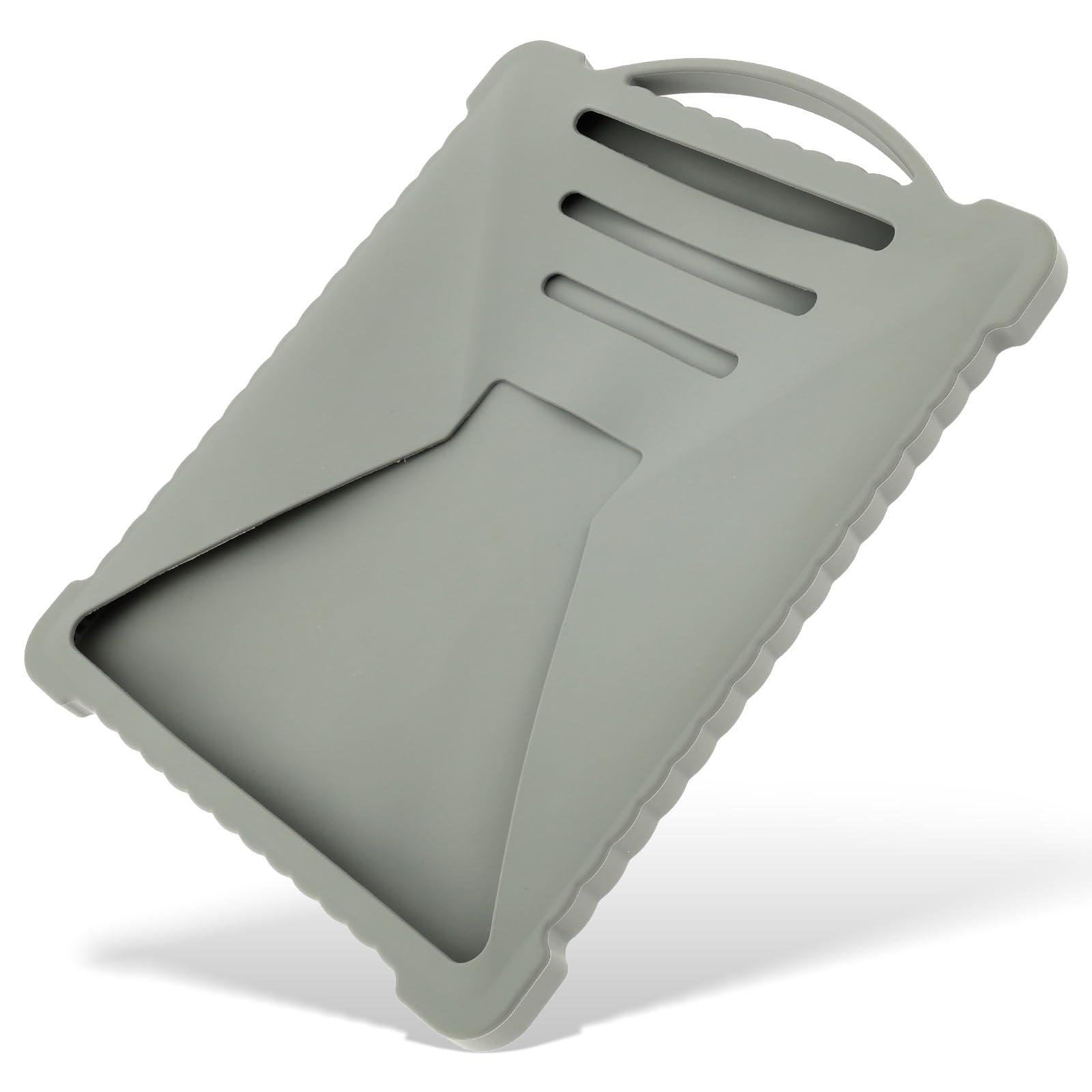 Starlink Mini Protective Cover, Starlink Mini Case with Handle, Silicone Protective Shell Case for Starlink Dish Accessories, Portable Full Cover Shell for Outdoor Camping Hiking Road Trip(Gray)