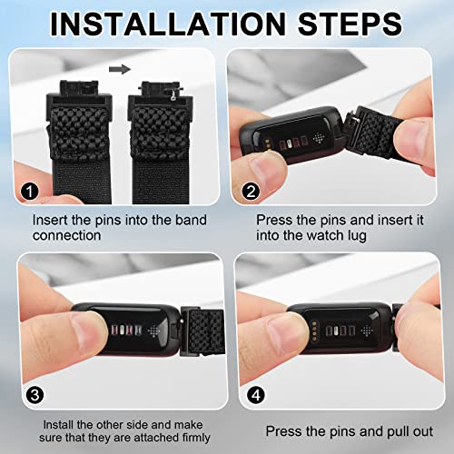 Enkic 3 Pack Elastic Strap Compatible with Fitbit Inspire 3/Inspire HR - Image 4