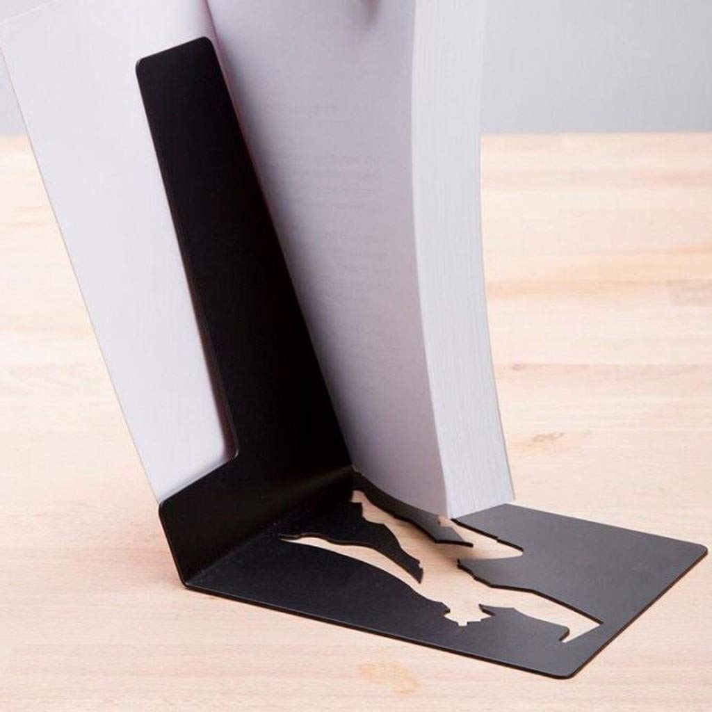 CRASPIRE 2 Stijlen Metalen Boekensteunen Stopper Houder Stand Vaas