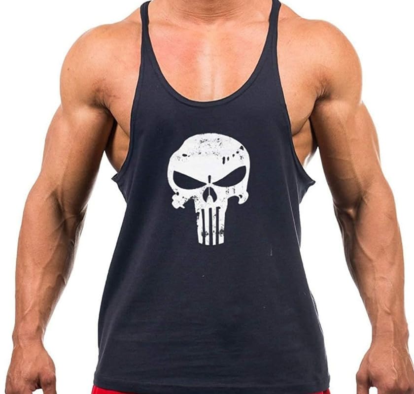 Printed Round Neck Tank Top for Men | Sleeveless Tshirts |Typography Written | Casual Tank-Top for Men | Print May Vary | L2599-picture-11